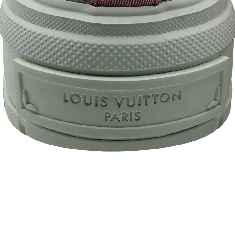 NEW Louis Vuitton Squad Ankle Sneaker Pink‎ Monogram Size 39 Luxury NWOB